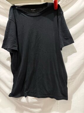 Old Navy Men's Black Short-Sleeve Crew Neck T-Shirt